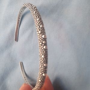 Michael Dawkins silver hinged cuff bracelet